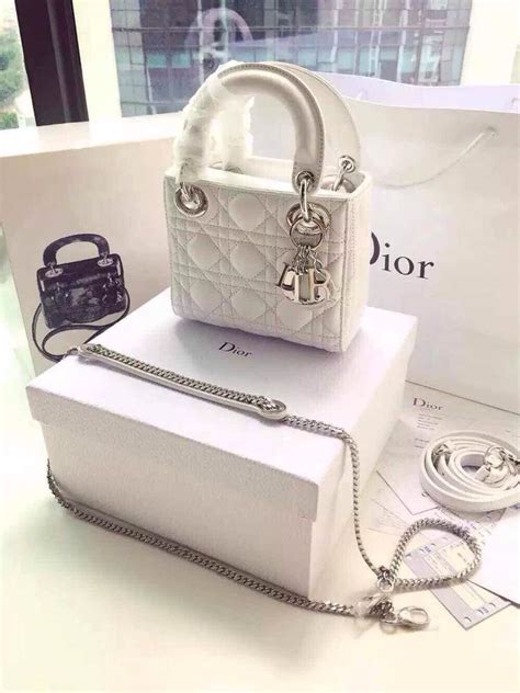 white micro lady dior|lady dior small size.